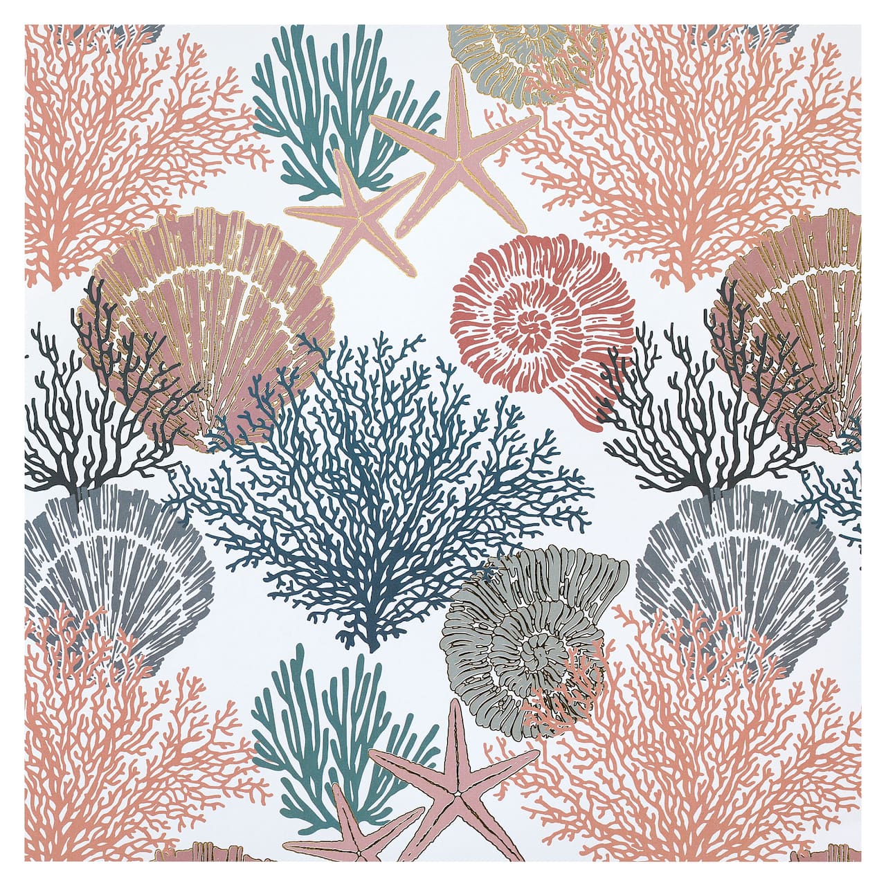 24 Pack: Shells Double-Sided Cardstock Paper by Recollections™, 12" x 12"